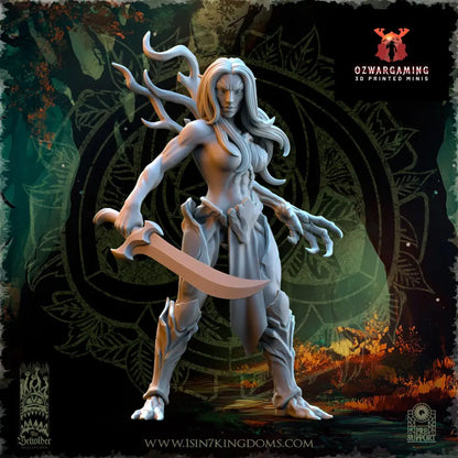 Evergreen Elves Spirits of the Forest | The Beholder Miniatures 28/32mm Fantasy Wargaming Miniatures