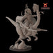 Exodite Space Elves Awakened on Gallimimus | Fantasy Cult 32mm Grimdark Wargaming Miniatures Role Playing Miniatures