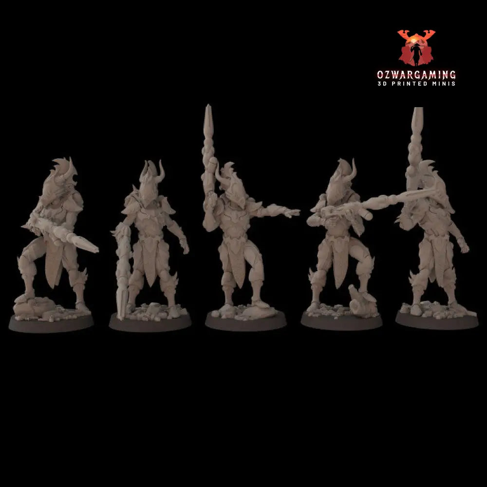 Exodite Space Elves Fireborn | Fantasy Cult 32mm Grimdark Wargaming Miniatures Role Playing Miniatures