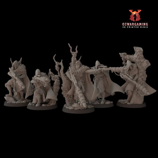 Exodite Space Elves Recon Scouts | Fantasy Cult 32mm Grimdark Wargaming Miniatures Role Playing Miniatures