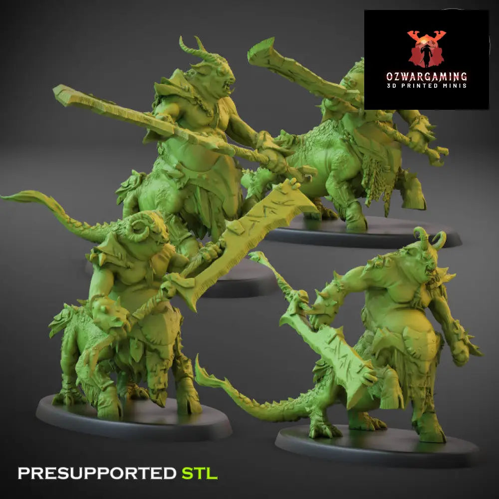 Fallen Beasts Centigon Heavy Weapons | Claybeast Creations 28mm Fantasy Wargaming Miniatures Role Playing Miniatures