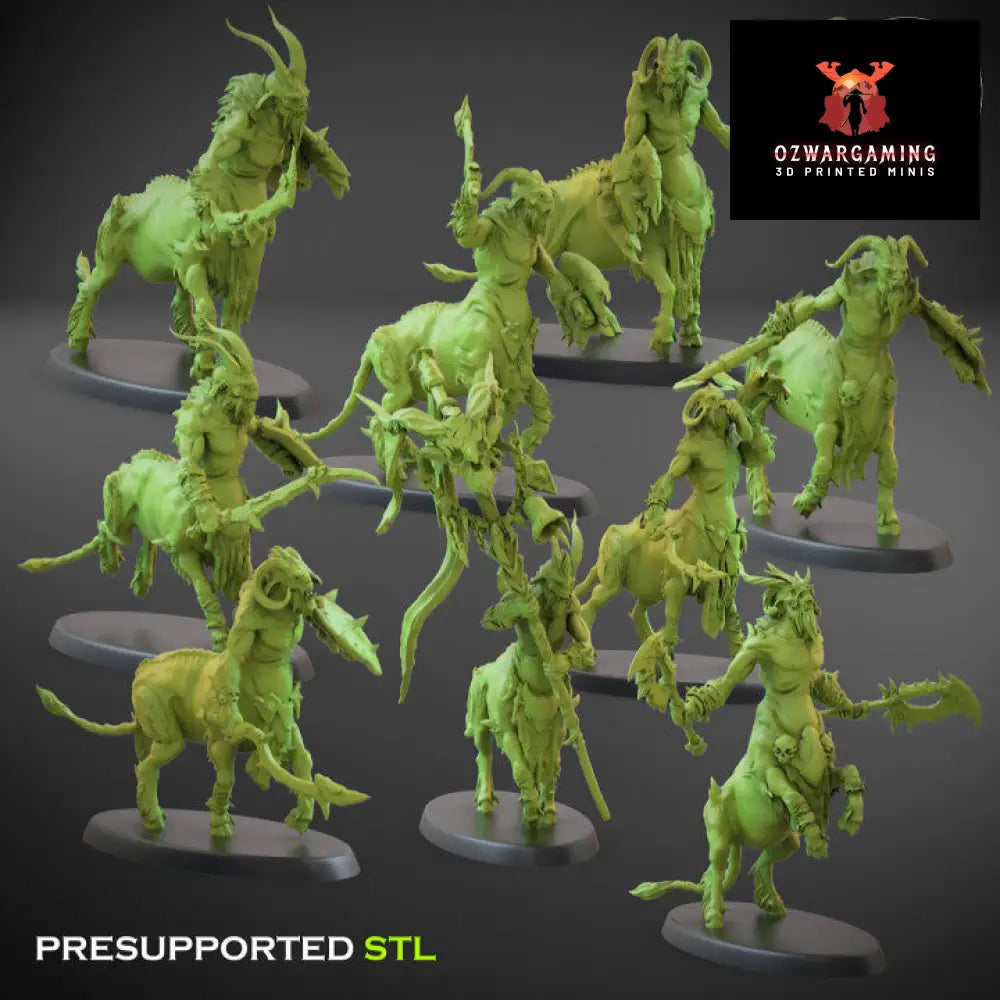 Fallen Beasts Horned Riders Swords | Claybeast Creations 28mm Fantasy Wargaming Miniatures Role Playing Miniatures
