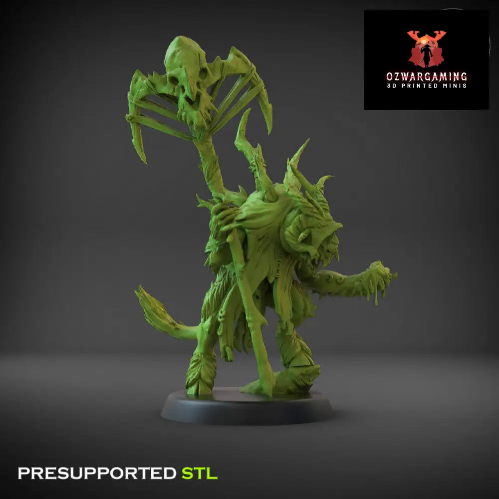 Fallen Beasts Horned Seer | Claybeast Creations 28mm Fantasy Wargaming Miniatures Role Playing Miniatures