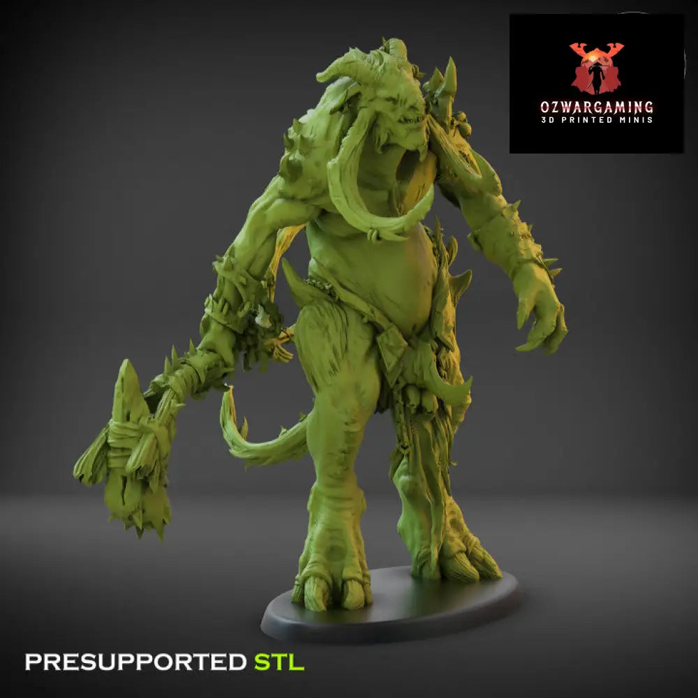 Fallen Beasts Tahr’Kin Gargant | Claybeast Creations 28mm Fantasy Wargaming Miniatures Role Playing Miniatures