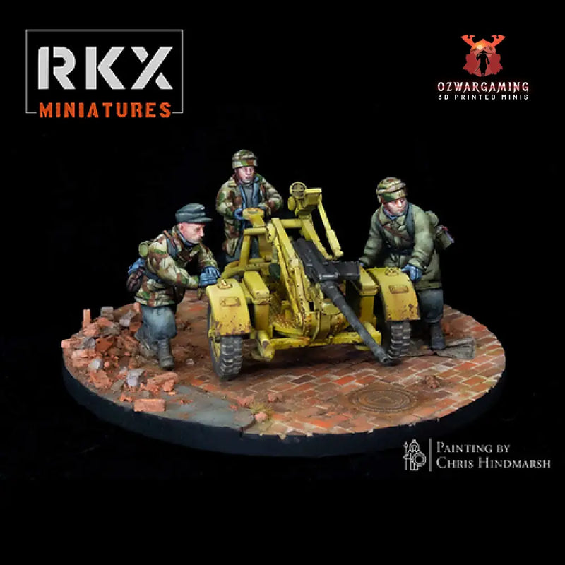 Fallschirmjager Flak 30 | RKX Miniatures 28mm WW2 Wargaming Miniatures Role Playing Miniatures