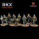 Fallschirmjager Marching Squad | RKX Miniatures 28mm WW2 Wargaming Miniatures Role Playing Miniatures