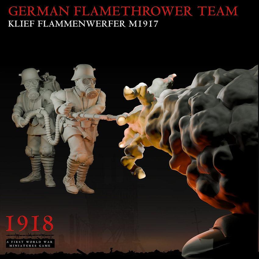 1918 German Flamethrower Team | Warfulcrum Games Historical WW1 Miniatures