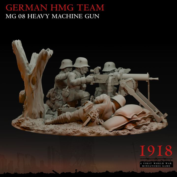 1918 German MG08 Section | Warfulcrum Games Historical WW1 Miniatures Role Playing Miniatures