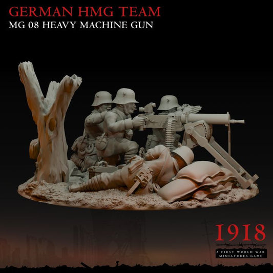 1918 German MG08 Section | Warfulcrum Games Historical WW1 Miniatures Role Playing Miniatures