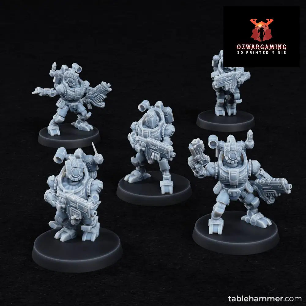 Federation of Tyr Clockwork Ancestors Build Kit | Tablehammer Grimdark Wargaming Miniatures Role Playing Miniatures