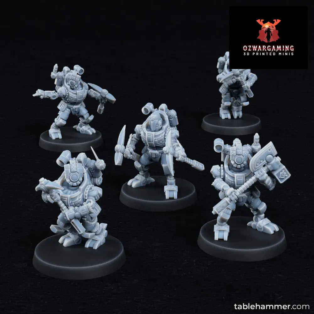 Federation of Tyr Clockwork Ancestors Build Kit | Tablehammer Grimdark Wargaming Miniatures Role Playing Miniatures