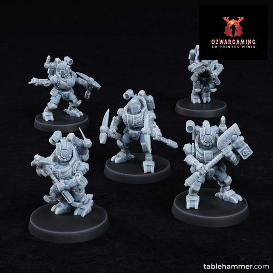 Federation of Tyr Clockwork Ancestors Build Kit | Tablehammer Grimdark Wargaming Miniatures Role Playing Miniatures