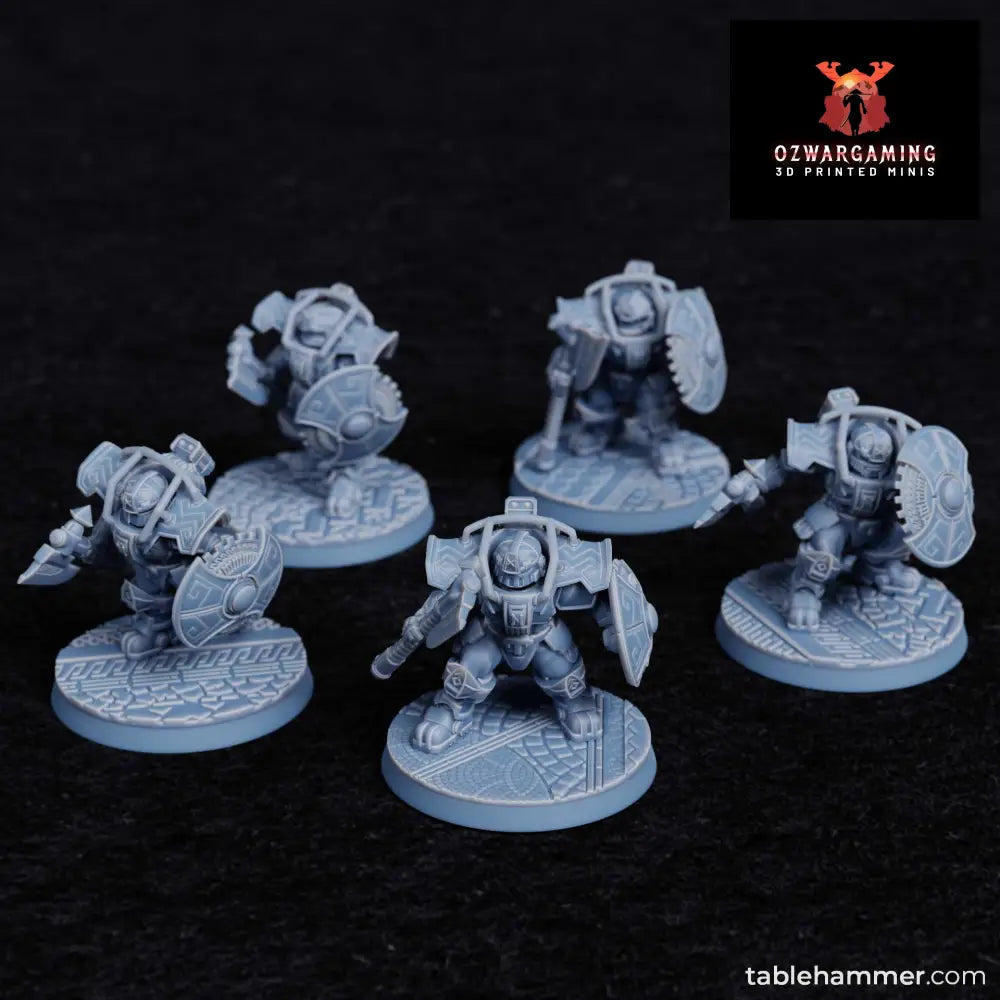 Federation of Tyr Minotaurs (Axe Squad) | Tablehammer Grimdark Wargaming Miniatures Role Playing Miniatures