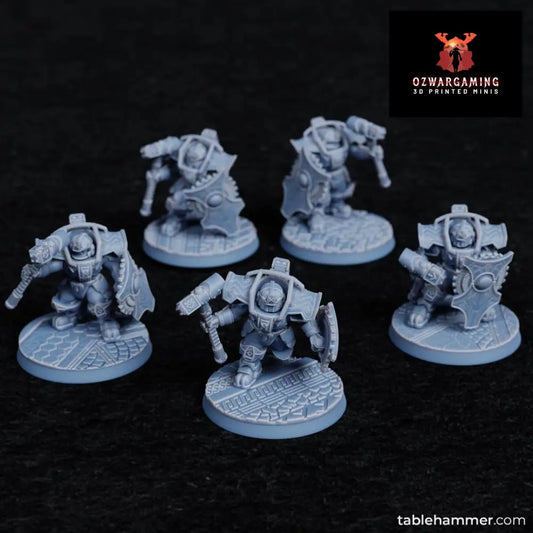 Federation of Tyr Minotaurs (Hammer Squad) | Tablehammer Grimdark Wargaming Miniatures Role Playing Miniatures