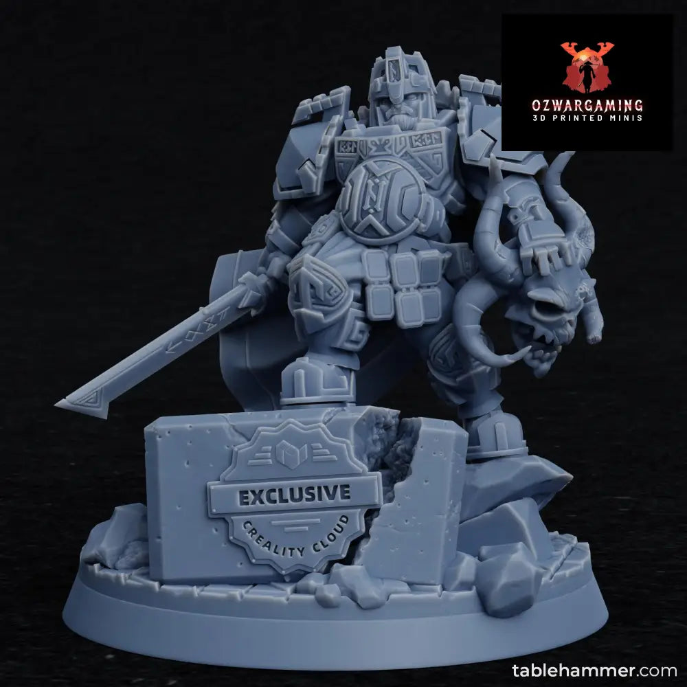 Federation of Tyr Slayer King | Tablehammer Grimdark Wargaming Miniatures Role Playing Miniatures