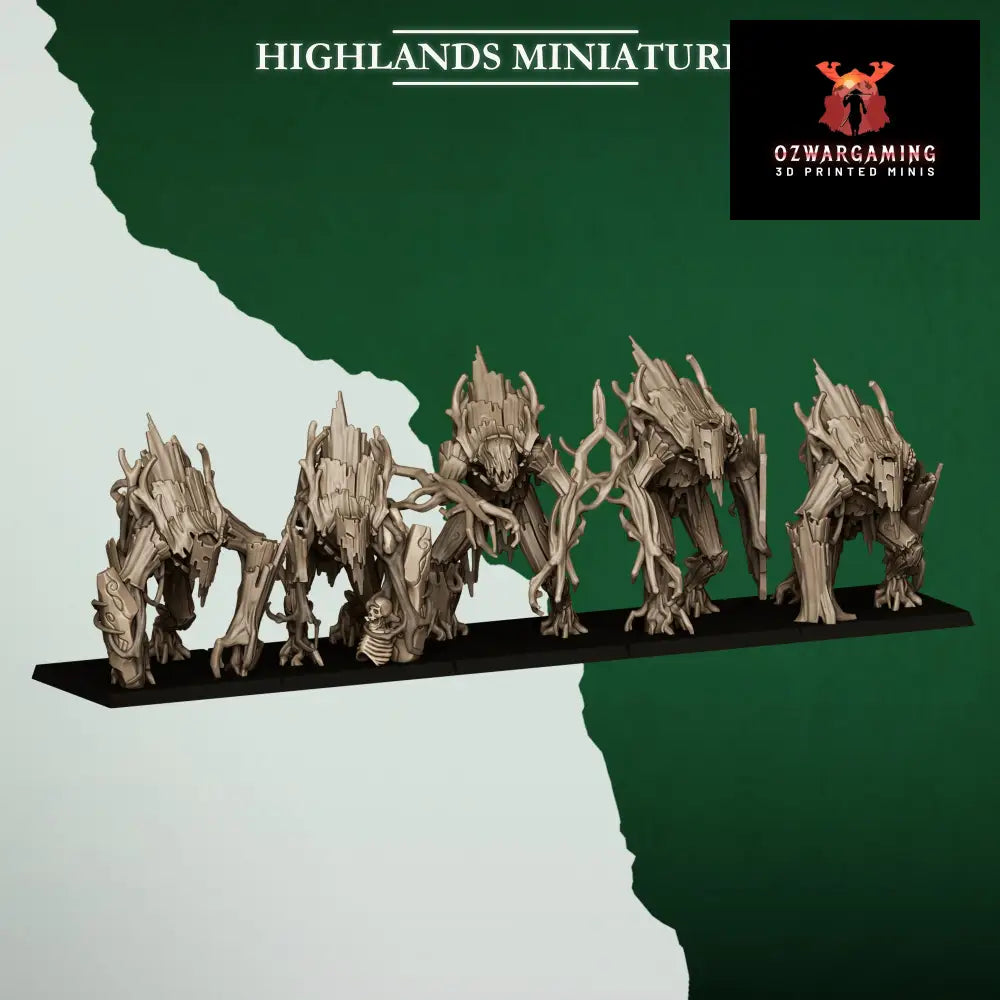 Feral Elves Golems | Highlands Miniatures 28/32mm Fantasy Wargaming Miniatures Role Playing Miniatures