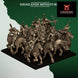 Feral Elves Mounted Archers | Highlands Miniatures 28/32mm Fantasy Wargaming Miniatures Role Playing Miniatures