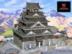 Feudal Japan 5 Level Castle | 3DAlienWorlds Fantasy and Historical Wargaming Terrain Role Playing Miniatures