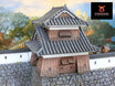 Feudal Japan Castle Wall Corner Tower | 3DAlienWorlds Fantasy and Historical Wargaming Terrain Role Playing Miniatures