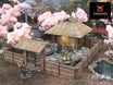 Feudal Japan Teahouse Set | 3DAlienWorlds Fantasy and Historical Wargaming Terrain Role Playing Miniatures