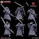 Feudal Japanese Bow Ronin | Kyoushuneko 28/32mm Fantasy Wargaming Miniatures Role Playing Miniatures