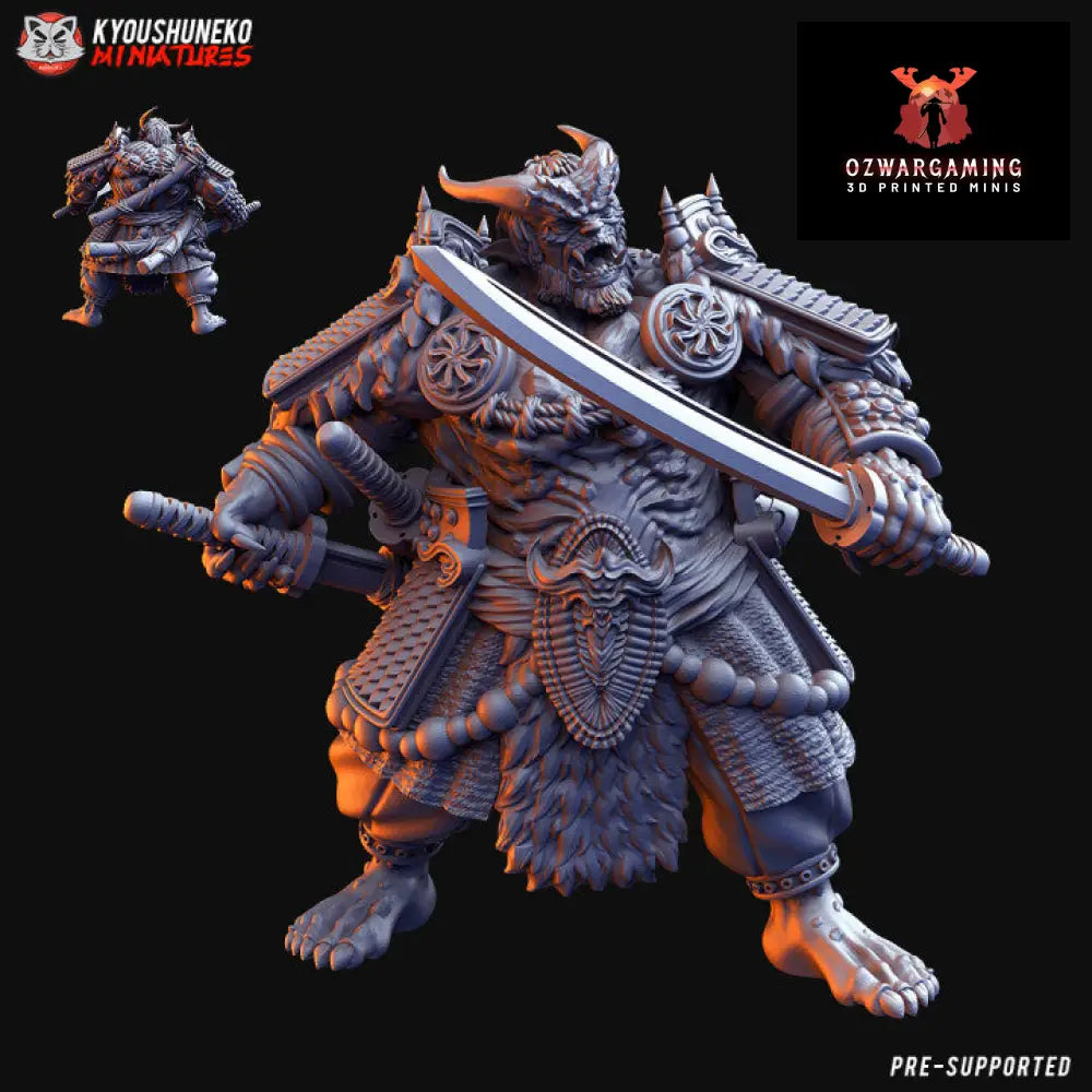 Feudal Japanese Chaos Oni | Kyoushuneko 28/32mm Fantasy Wargaming Miniatures Role Playing Miniatures