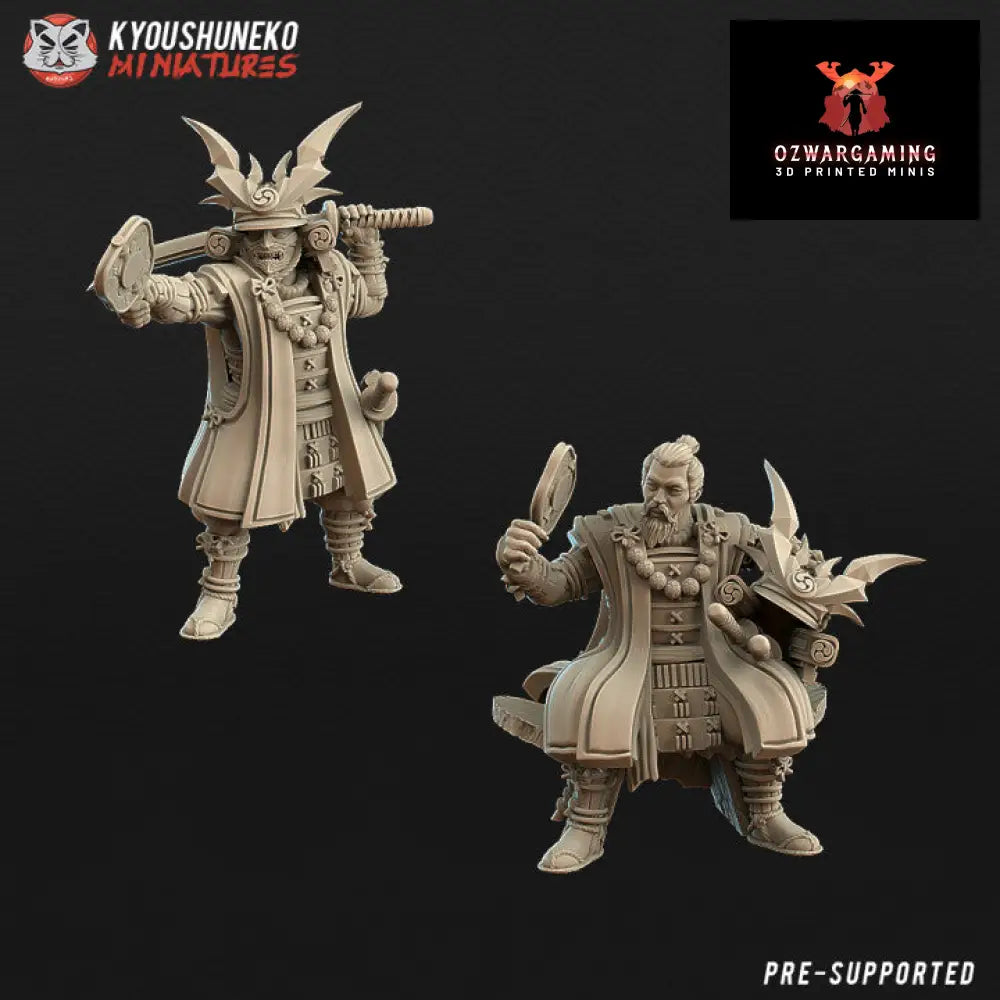 Feudal Japanese Daimyo | Kyoushuneko 28/32mm Fantasy Wargaming Miniatures Role Playing Miniatures