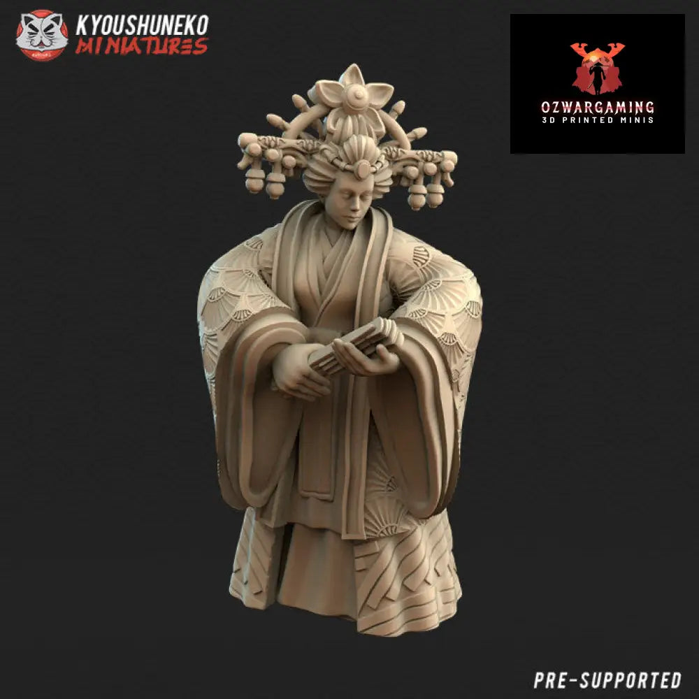 Feudal Japanese Empress | Kyoushuneko 28/32mm Fantasy Wargaming Miniatures Role Playing Miniatures