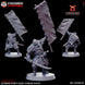Feudal Japanese Hatamoto with Banner | Kyoushuneko 28/32mm Fantasy Wargaming Miniatures Role Playing Miniatures