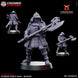 Feudal Japanese Hatamoto with Masakari | Kyoushuneko 28/32mm Fantasy Wargaming Miniatures Role Playing Miniatures