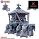 Feudal Japanese Mikoshi Shrine | Kyoushuneko 28/32mm Fantasy Wargaming Miniatures Role Playing Miniatures