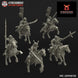 Feudal Japanese Mounted Samurai Polearms | Kyoushuneko 28/32mm Fantasy Wargaming Miniatures Role Playing Miniatures