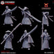 Feudal Japanese Naginata Ronin | Kyoushuneko 28/32mm Fantasy Wargaming Miniatures Role Playing Miniatures