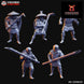 Feudal Japanese Peasants | Kyoushuneko 28/32mm Fantasy Wargaming Miniatures Role Playing Miniatures