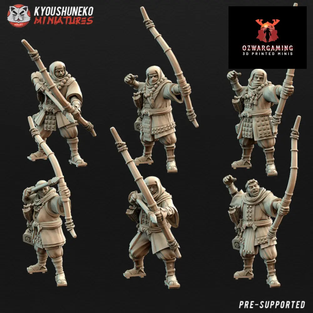 Feudal Japanese Sohei Monk Yumi | Kyoushuneko 28/32mm Fantasy Wargaming Miniatures Role Playing Miniatures