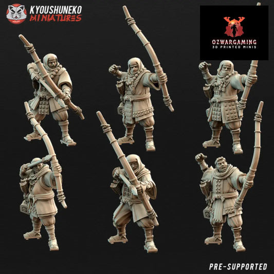 Feudal Japanese Sohei Monk Yumi | Kyoushuneko 28/32mm Fantasy Wargaming Miniatures Role Playing Miniatures