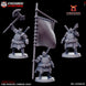 Feudal Japanese Sumo Warriors (Armoured) | Kyoushuneko 28/32mm Fantasy Wargaming Miniatures Role Playing Miniatures