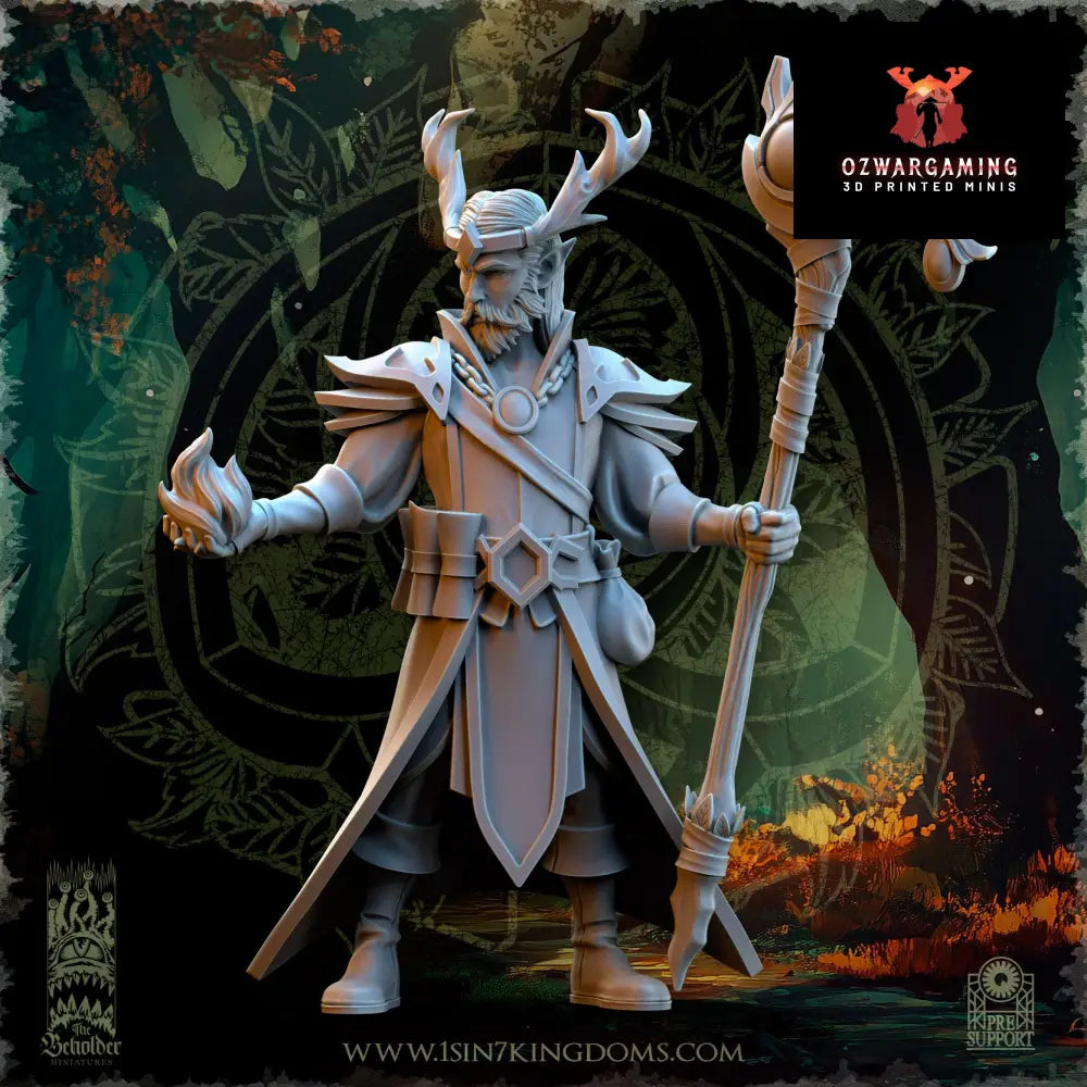 Findlas Keeper of the Woods | The Beholder Miniatures 28/32mm Fantasy Wargaming Miniatures