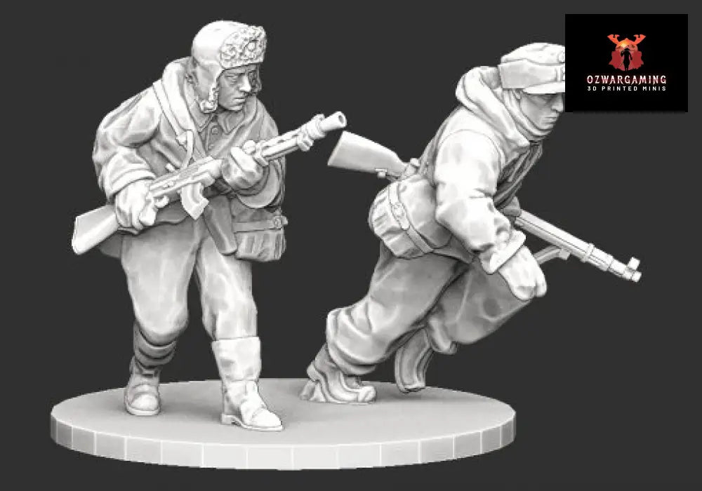 Finnish Jaakari LMG Team | Propylene Foliescu 28mm WW2 Wargaming Miniatures Role Playing Miniatures
