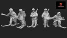 Finnish Jaakari Ski Squad | Propylene Foliescu 28mm WW2 Wargaming Miniatures Role Playing Miniatures