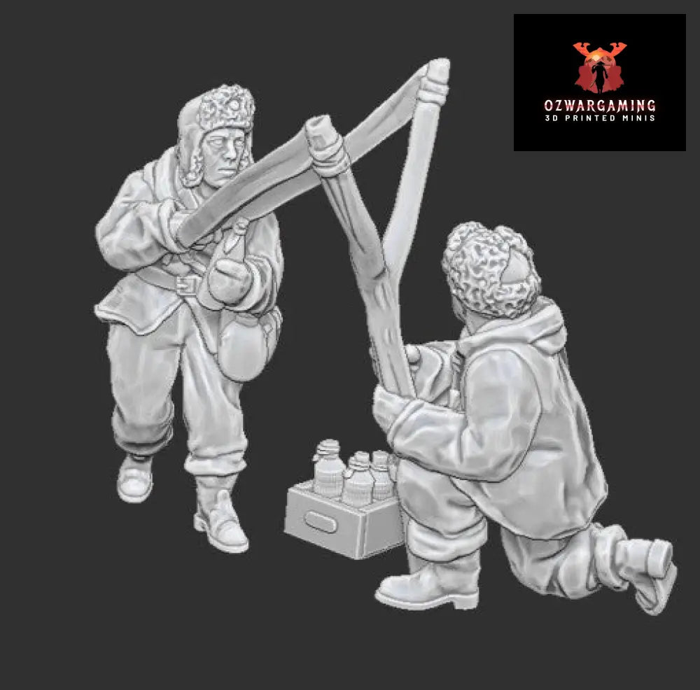 Finnish Light Kinetic Thrower | Propylene Foliescu 28mm WW2 Wargaming Miniatures Role Playing Miniatures