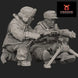 Finnish Maxim MMG Team | Propylene Foliescu 28mm WW2 Wargaming Miniatures Role Playing Miniatures