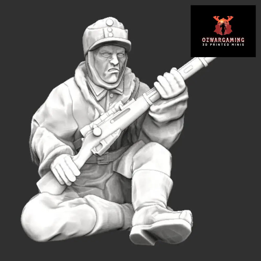 Finnish Sniper | Propylene Foliescu 28mm WW2 Wargaming Miniatures Role Playing Miniatures