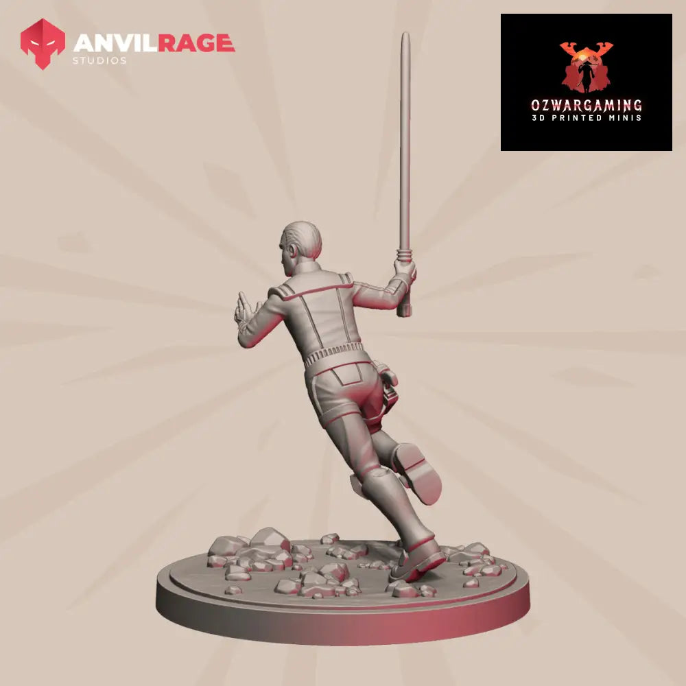 Force Boy | Anvilrage Galactic SciFi Miniatures Shatter Scale Role Playing Miniatures