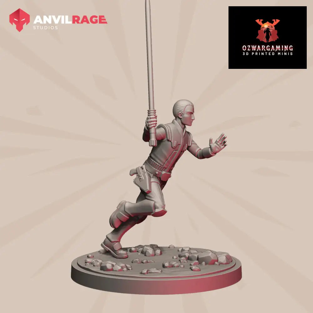 Force Boy | Anvilrage Galactic SciFi Miniatures Shatter Scale Role Playing Miniatures