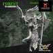 Forest Elves Lord on Foot | White Angel 28/32mm Fantasy Wargaming Miniatures Role Playing Miniatures