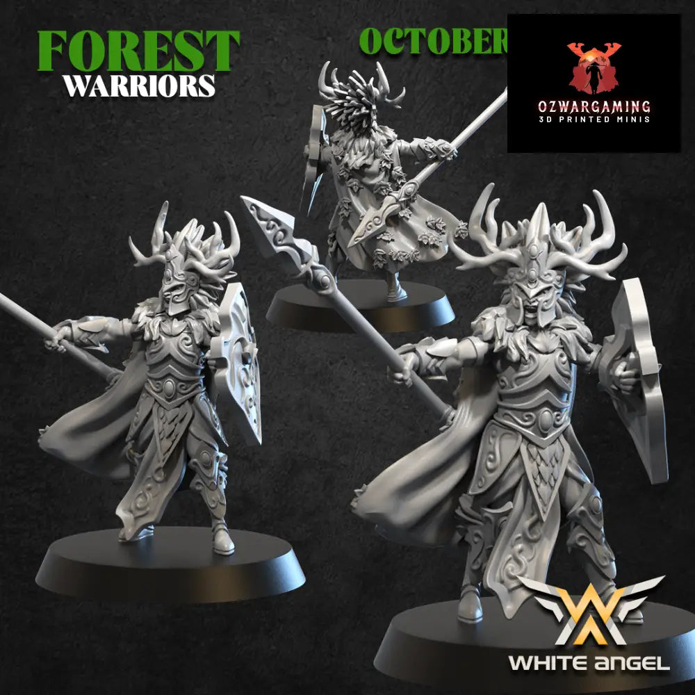 Forest Elves Lord | White Angel 28/32mm Fantasy Wargaming Miniatures Role Playing Miniatures