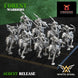 Forest Elves Mounted Forest Warriors | White Angel 28/32mm Fantasy Wargaming Miniatures Role Playing Miniatures