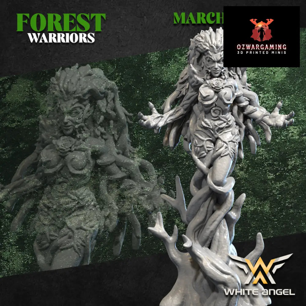 Forest Elves Queen of Nature | White Angel 28/32mm Fantasy Wargaming Miniatures Role Playing Miniatures