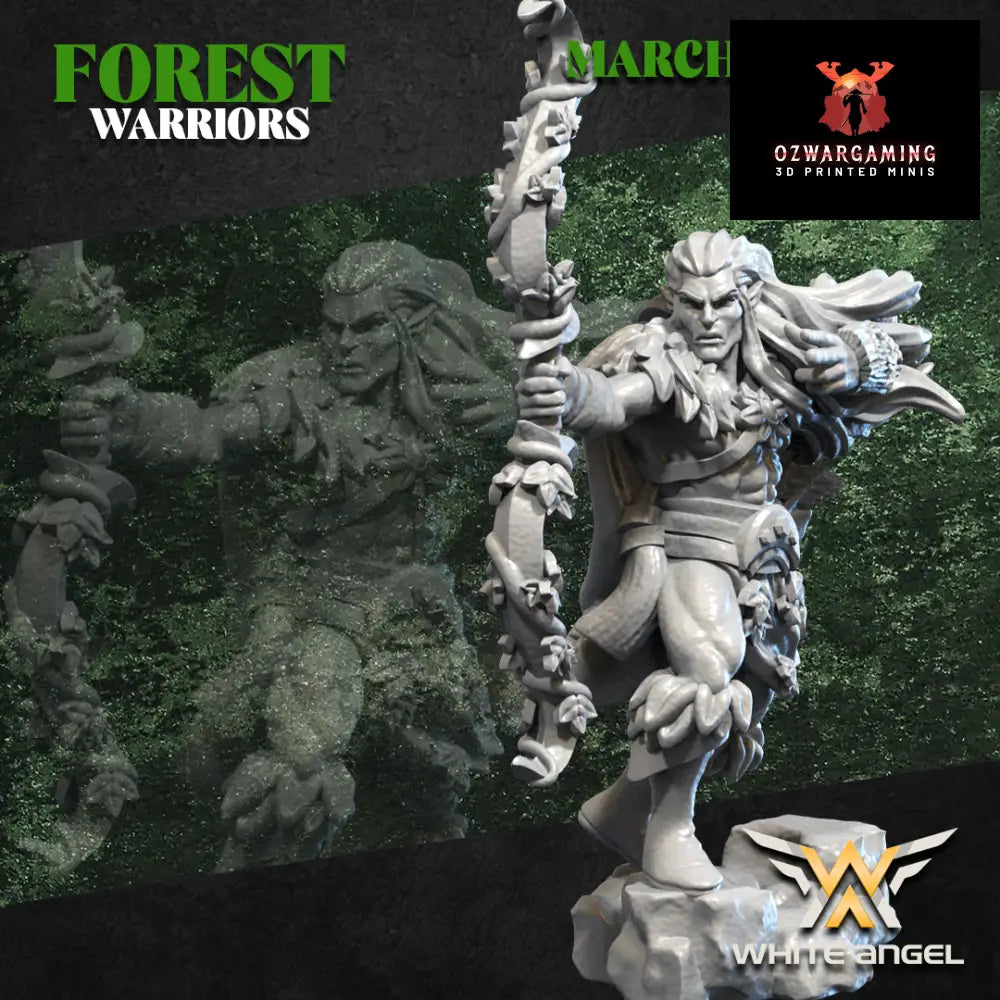 Forest Elves Robin Wood | White Angel 28/32mm Fantasy Wargaming Miniatures Role Playing Miniatures